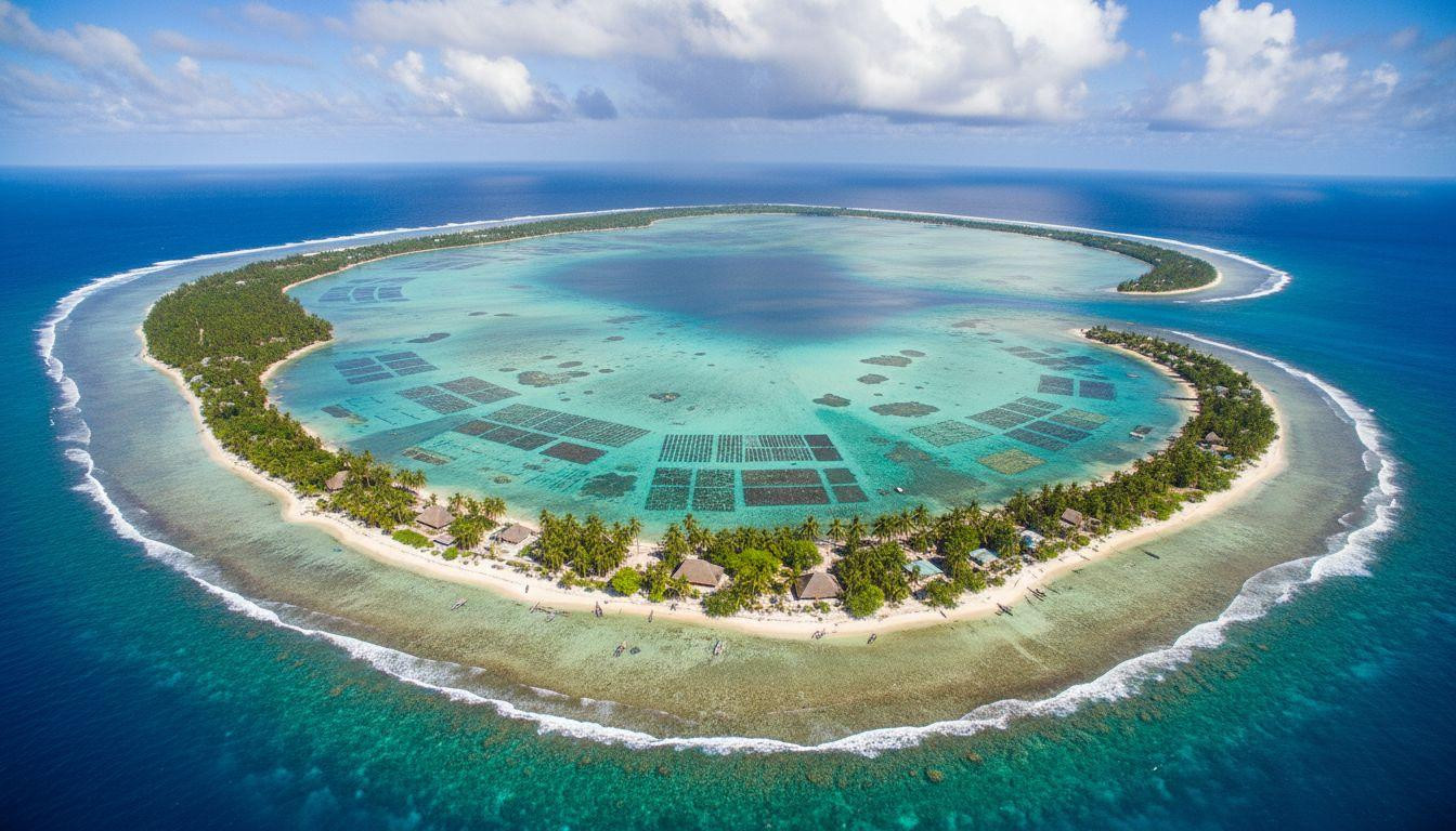 This Pacific atoll where seaweed farmers outnumber tourists 2000 to one