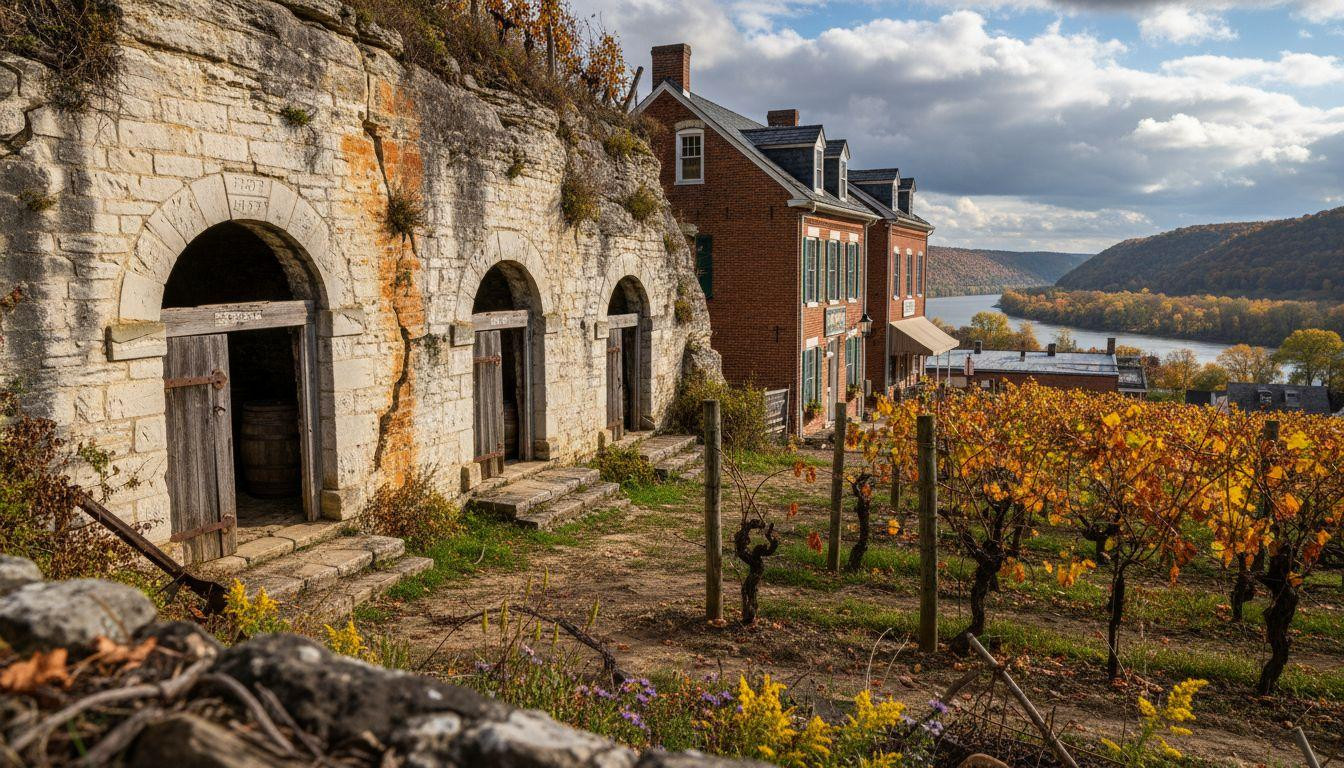 This Missouri wine town ages Norton grapes in stone cellars built before the Civil War