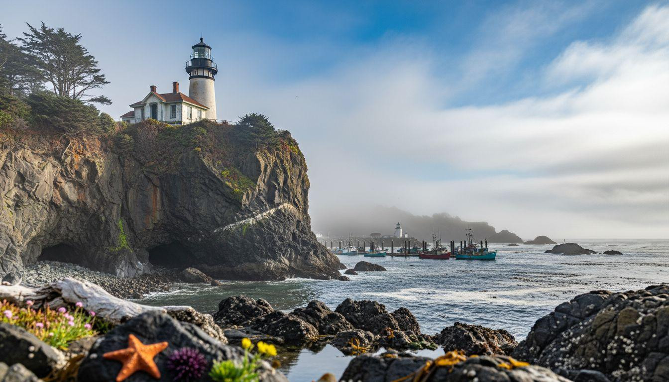 Better than Big Sur where parking costs and Trinidad keeps two lighthouses free