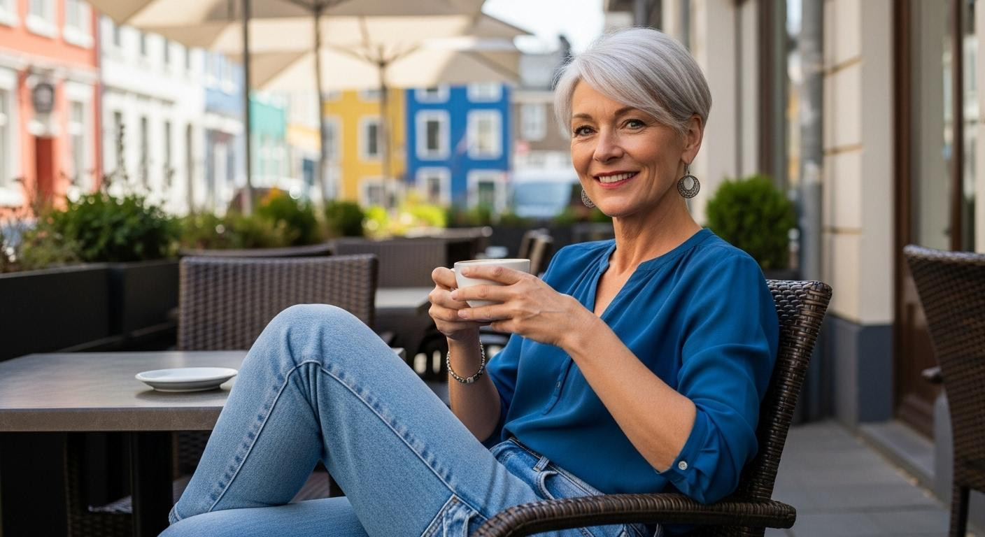 At 52 I swapped stretch jeans for knit denim and my hot flashes finally calmed down