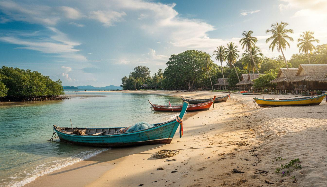 Better than Koh Phi Phi where hotels cost 0 and Koh Jum keeps fishing villages empty for