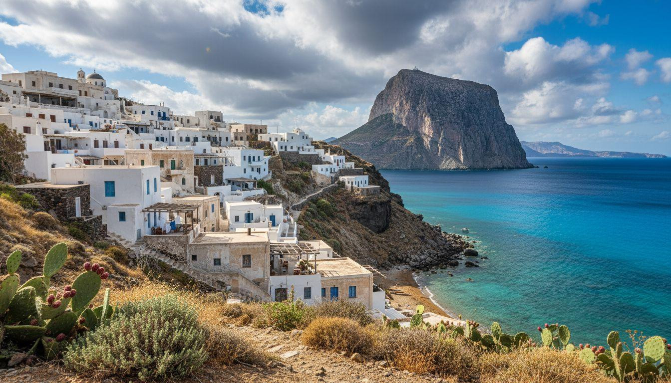 This Greek island feels like the 1970s where 293 residents guard unhurried Aegean life