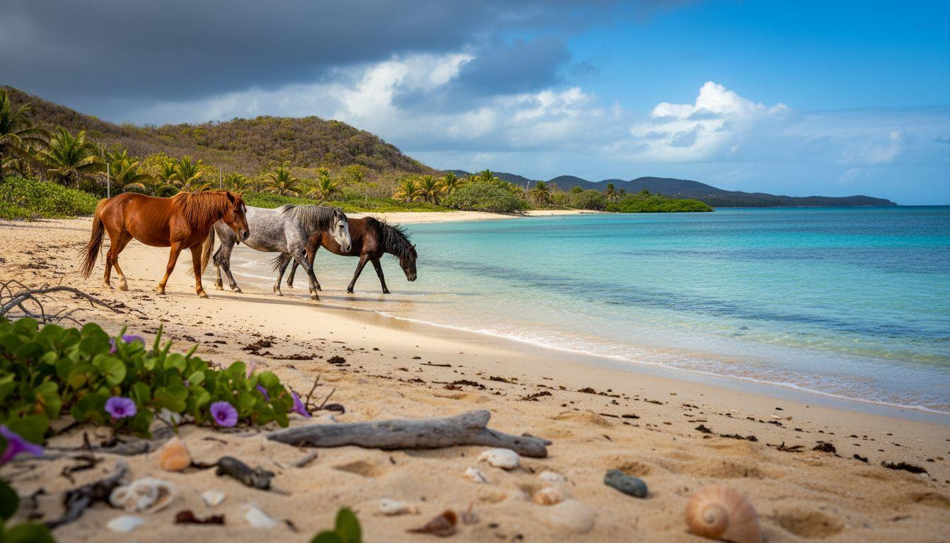5 Vieques beaches where wild horses walk golden arcs and turquoise stays empty