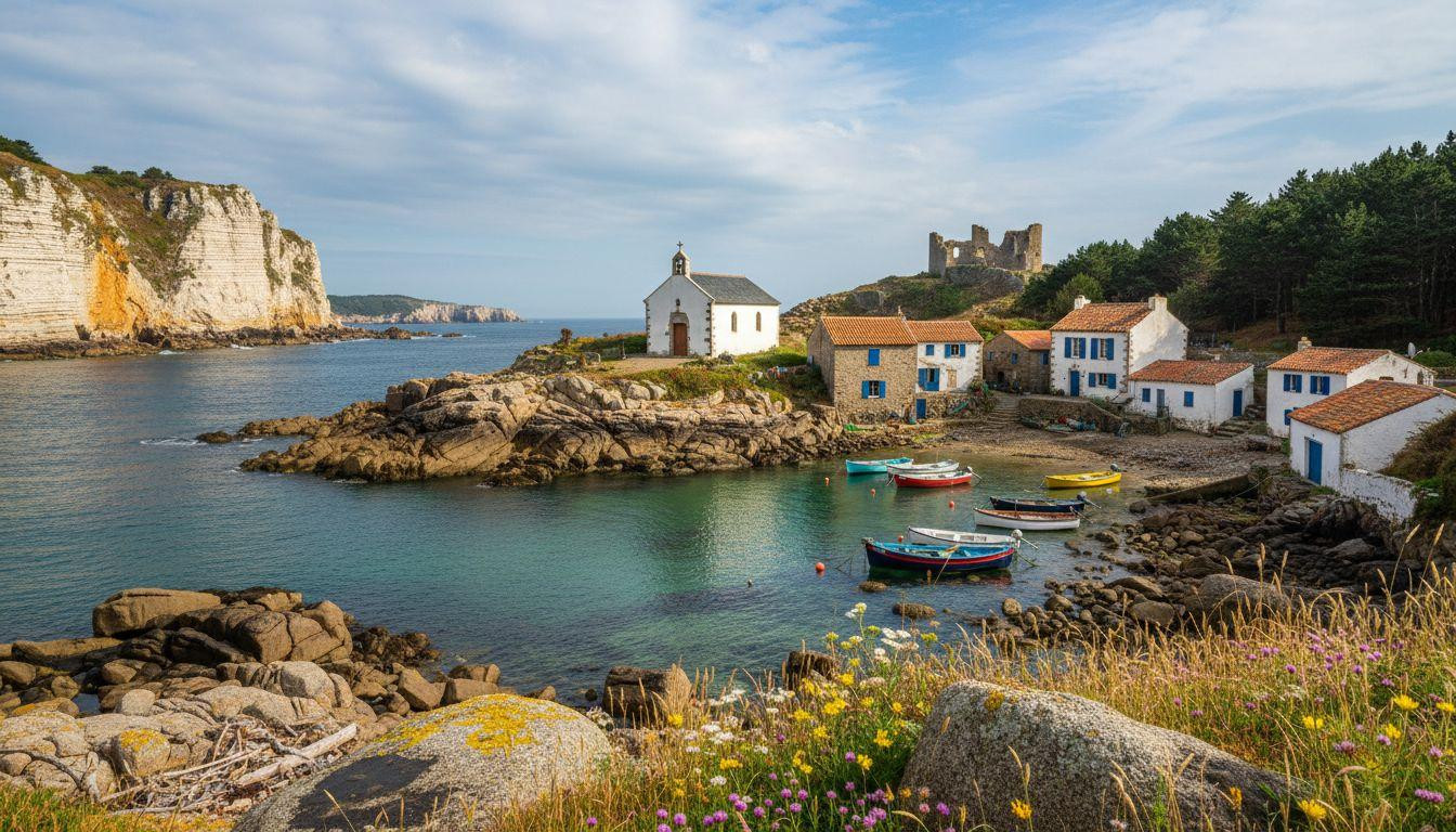 Forget Porquerolles where ferries cost and Île d'Yeu keeps pine-scented fishing harbors empty for