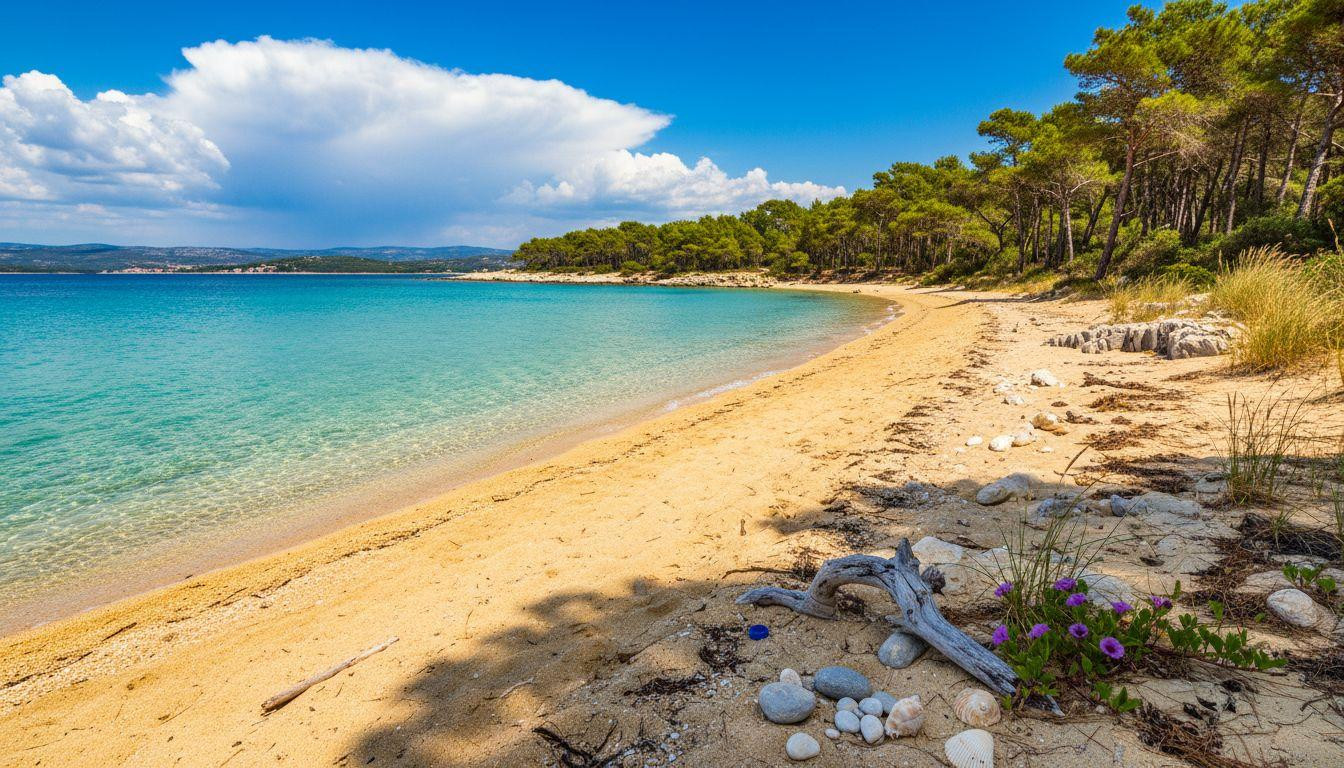 Better than Hvar where hotels cost 0 and Molat keeps golden sand beaches empty for