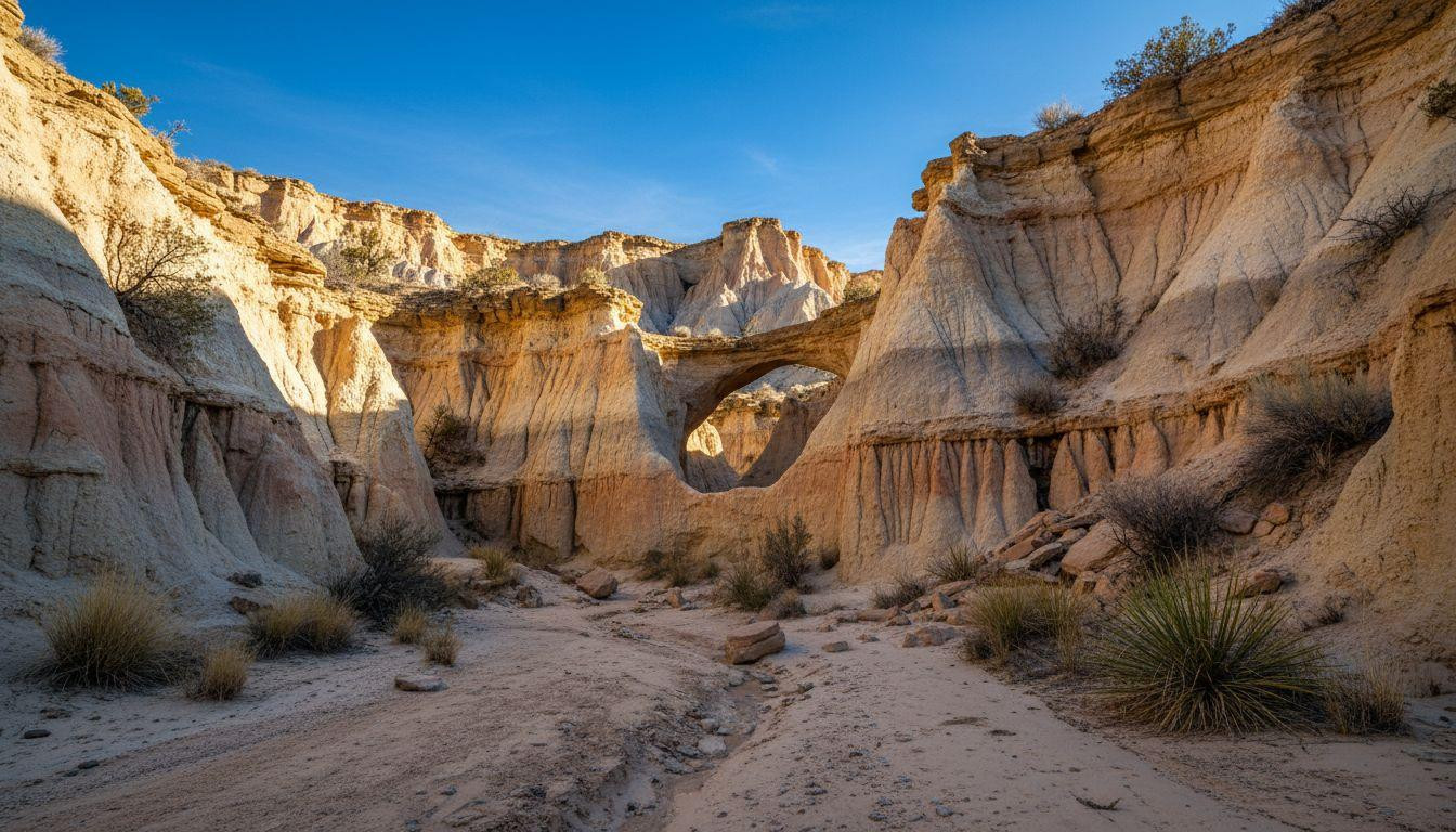 This Nevada canyon carves cathedral halls through clay fins you walk inside
