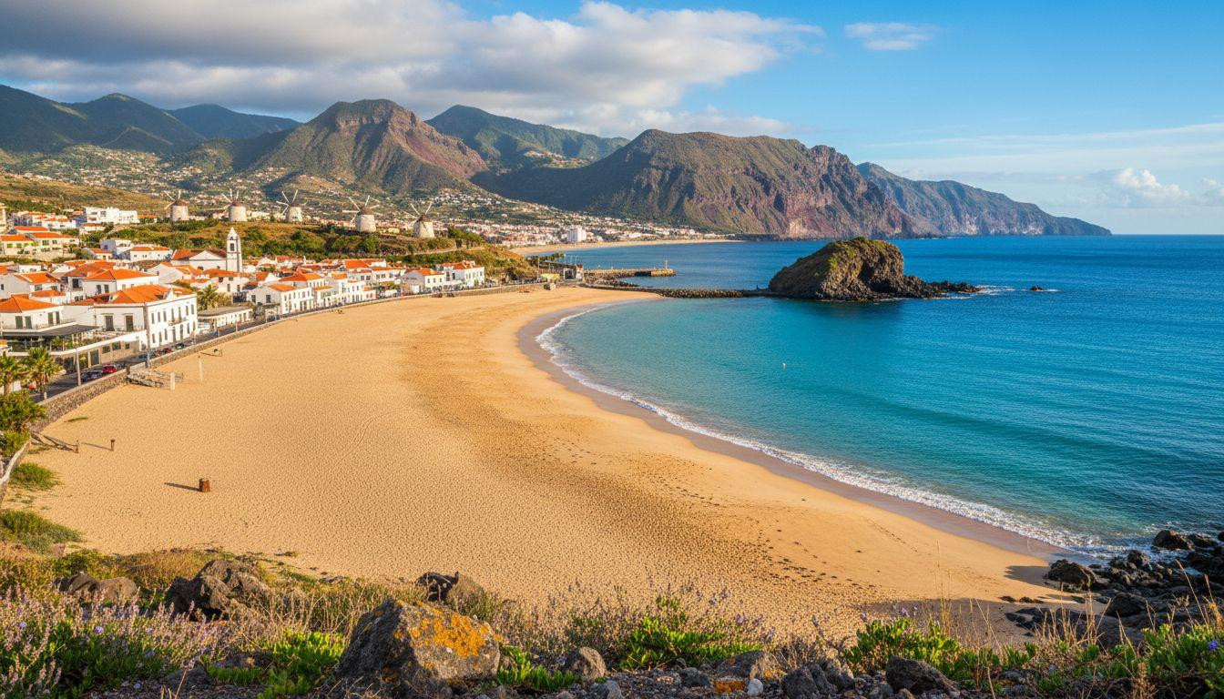 This Atlantic island keeps 9 kilometers of golden sand empty in December warmth