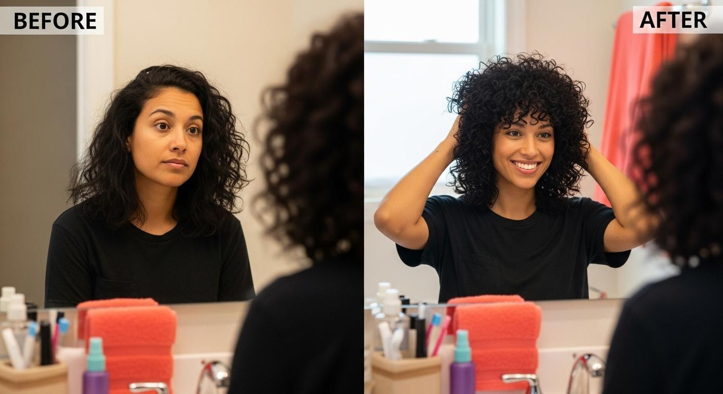 This curly shag hit 10M TikTok views and cuts styling time from 25 to 12 minutes