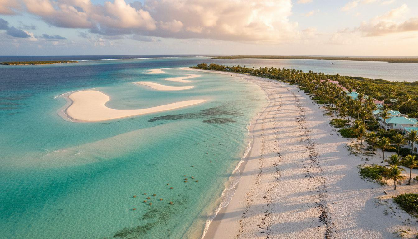 8 zones where Cape Santa Maria keeps powder sand empty while Nassau packs 12000 daily