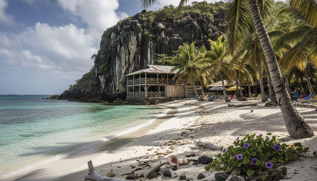 This Grenada beach hides reef fish against cliff walls 15 minutes past the airport