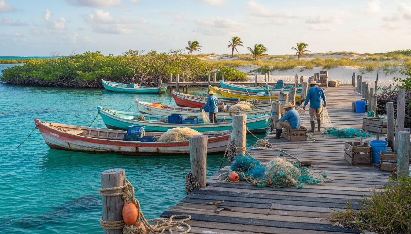 9 Gulf coast zones where Chuburná keeps fishing cooperative calm 40 minutes past Mérida