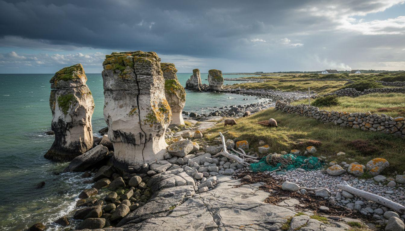 Better than Iceland where tours cost $300 and Fårö keeps Bergman's limestone coast empty for $80