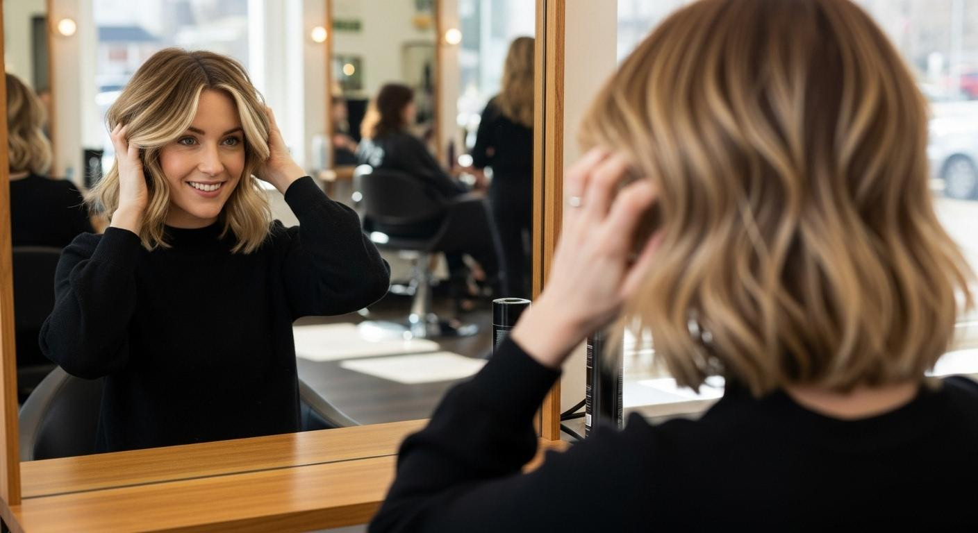 Sliced layers add 40% more volume through 20-degree cuts blunt bobs ignore