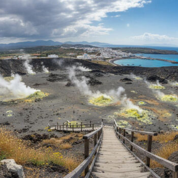 This volcanic island lets you walk inside an active crater where Earth still breathes