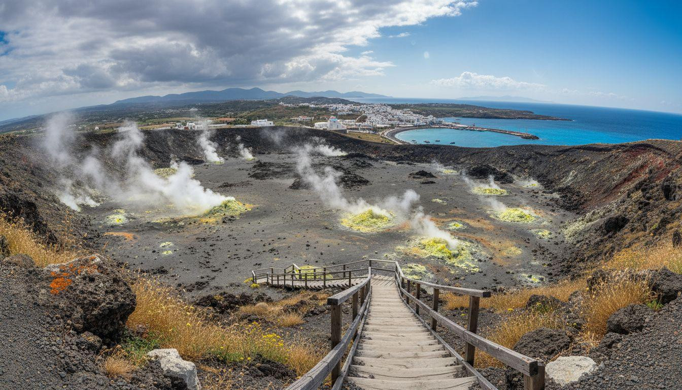 This volcanic island lets you walk inside an active crater where Earth still breathes