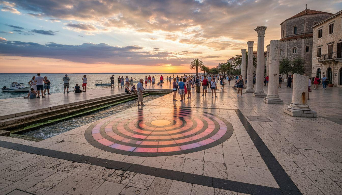 Better than Dubrovnik where hotels cost 5 and Zadar keeps Roman sunsets free for 0