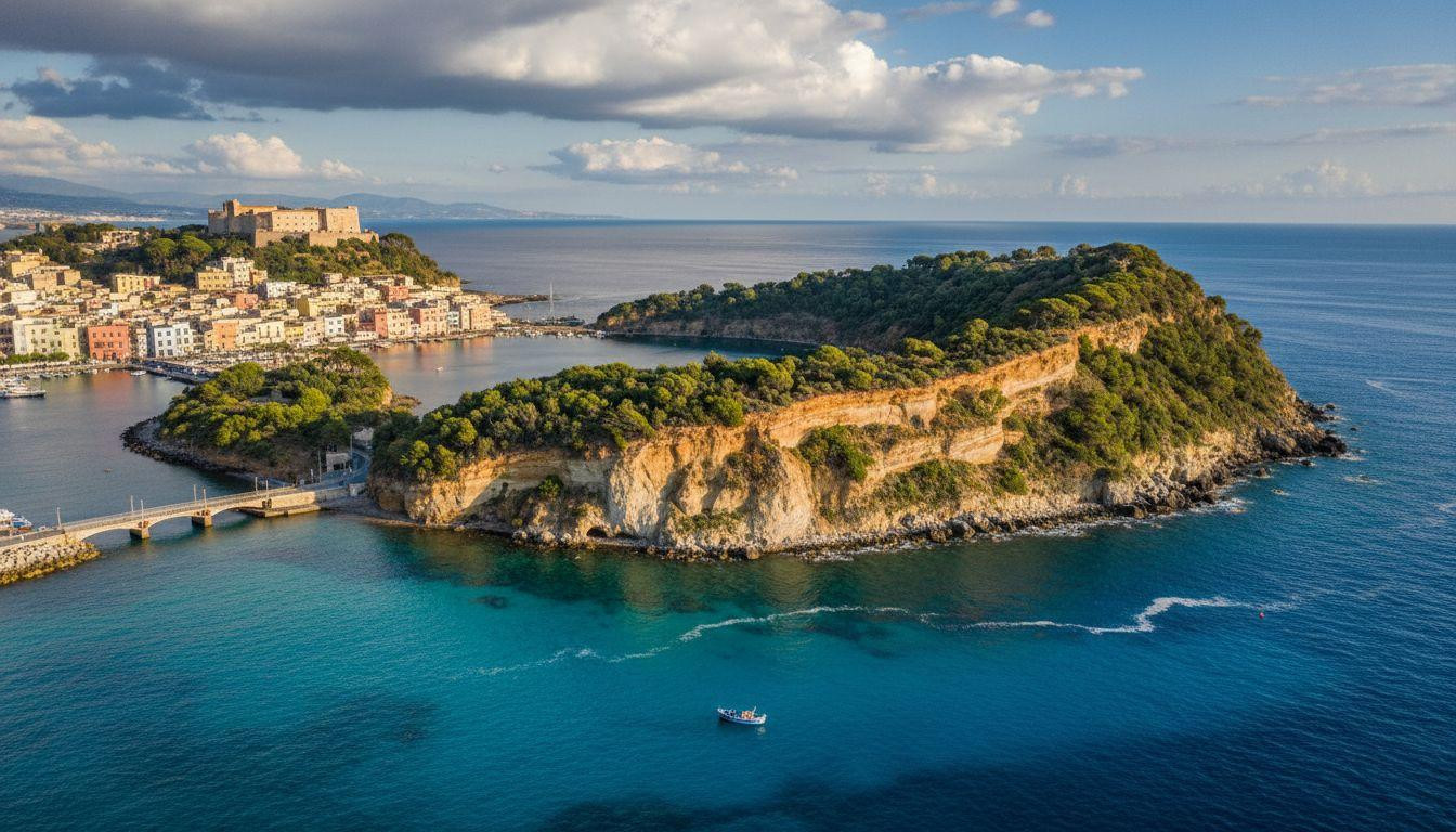 This protected crescent island reveals itself only to passing boats
