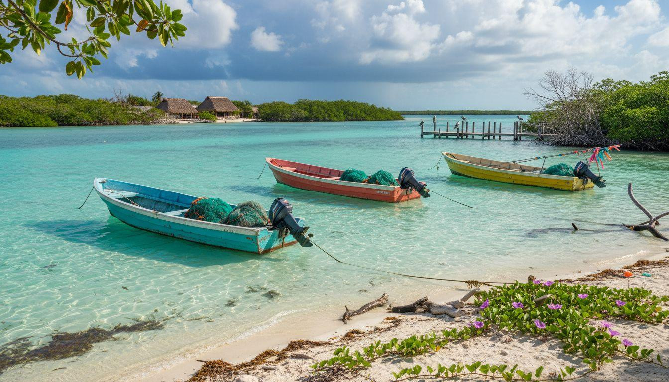 This lobster village keeps turquoise lagoons empty 3.5 hours from Cancun