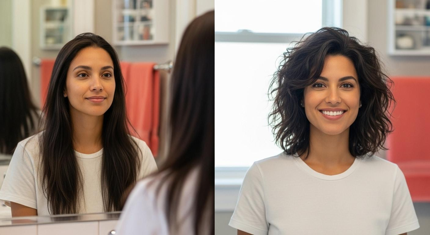 Neither heavy layers nor blunt cuts: this 3-minute wolf technique adds 30% volume to straight hair