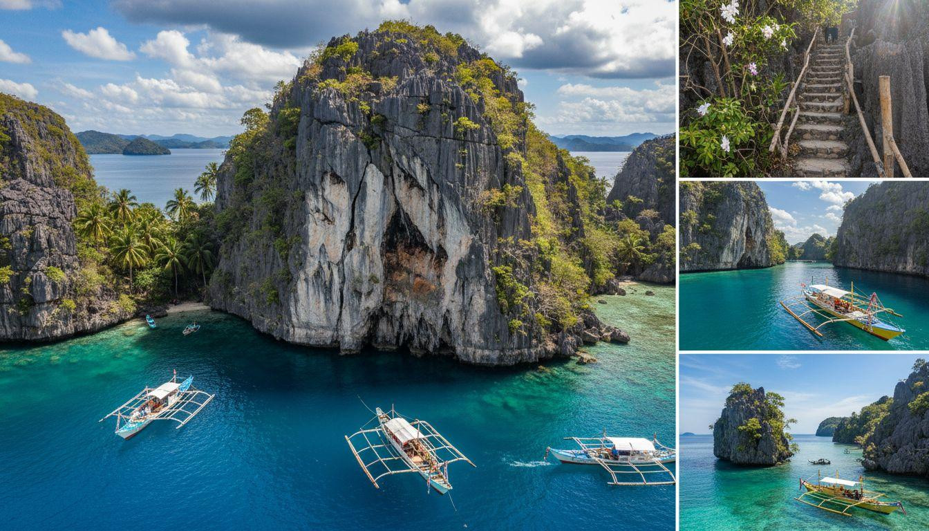 5 lagoons in Coron where water shifts from emerald to electric blue in one boat day