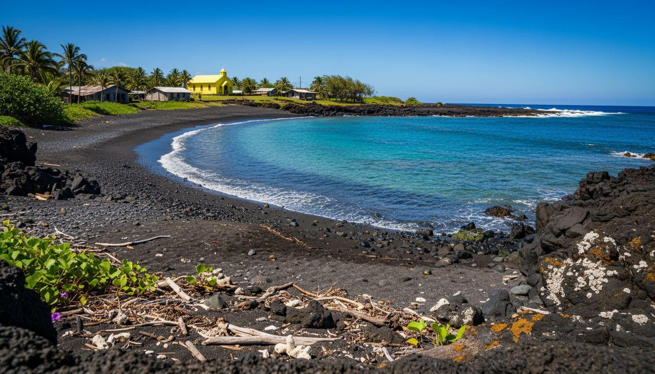 This black sand cove hides 1.6 miles past where most hikers stop