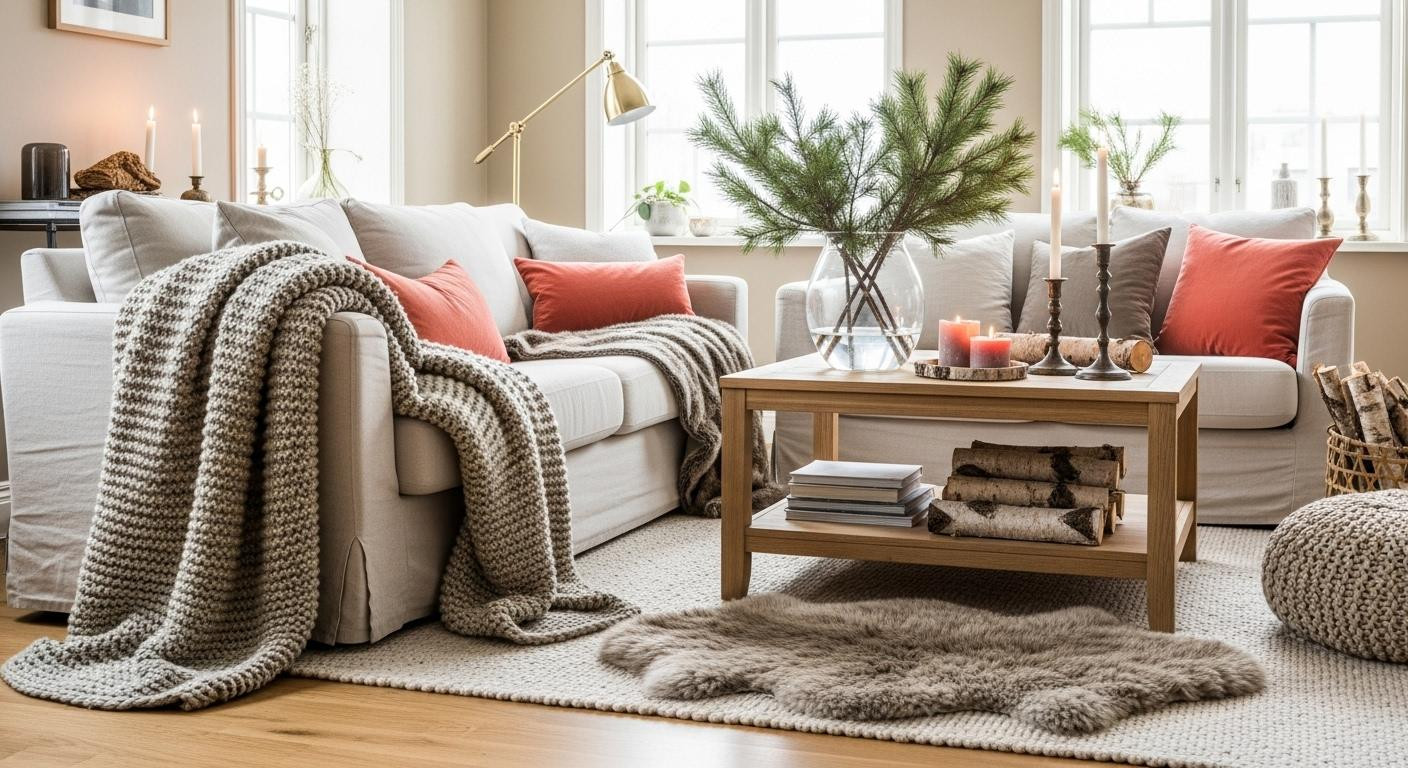 The throw that transforms cold living rooms into winter cocoons