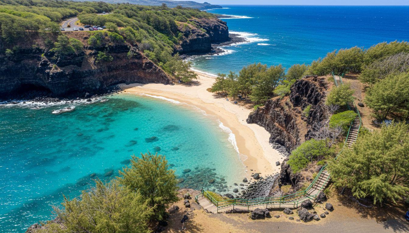 Better than Kapalua where parking costs $30 and Mokuleia keeps white sand empty for free