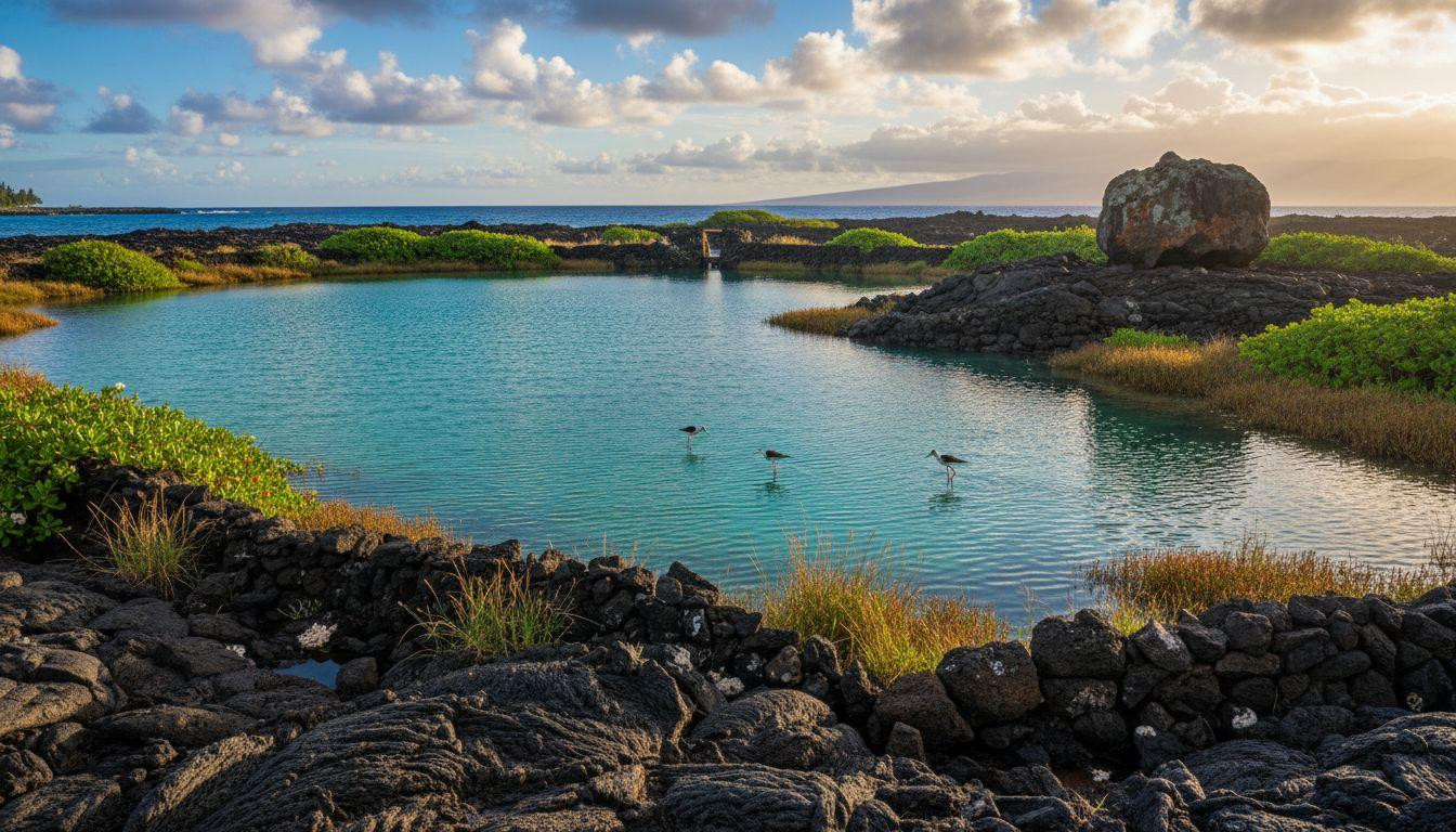 Forget Honokohau Harbor where boats idle at dawn and ancient fishpond water runs turquoise for free