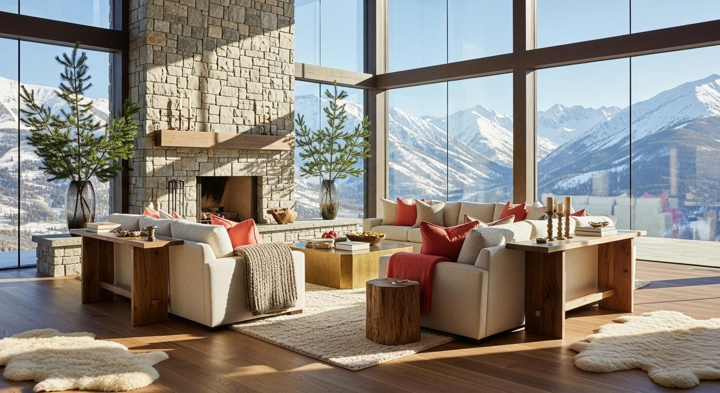 Your living room feels cold because it's too small, not too big