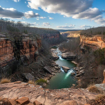 This Alabama canyon drops 600 feet into river water few Americans know exists