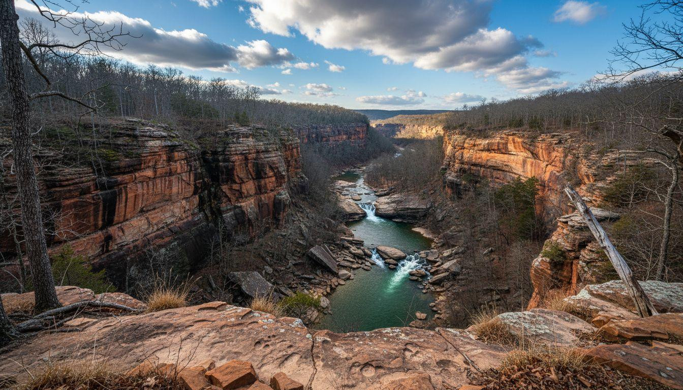 This Alabama canyon drops 600 feet into river water few Americans know exists