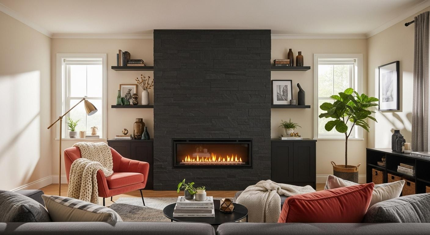 Why 2.3M people saved this frameless fireplace that transforms rentals