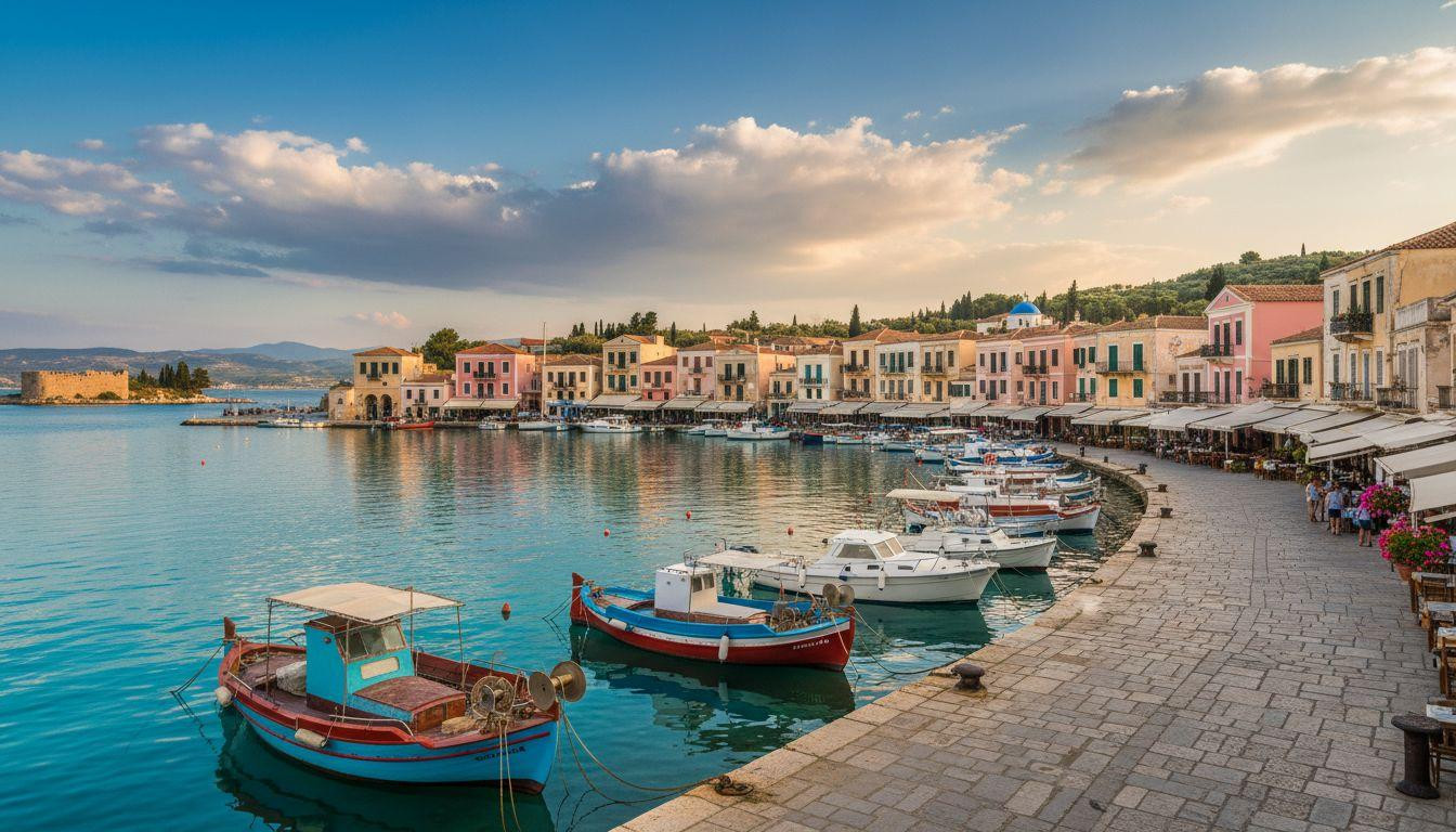 This Venetian harbor keeps 500 residents fishing where Corfu ferry crowds never stop