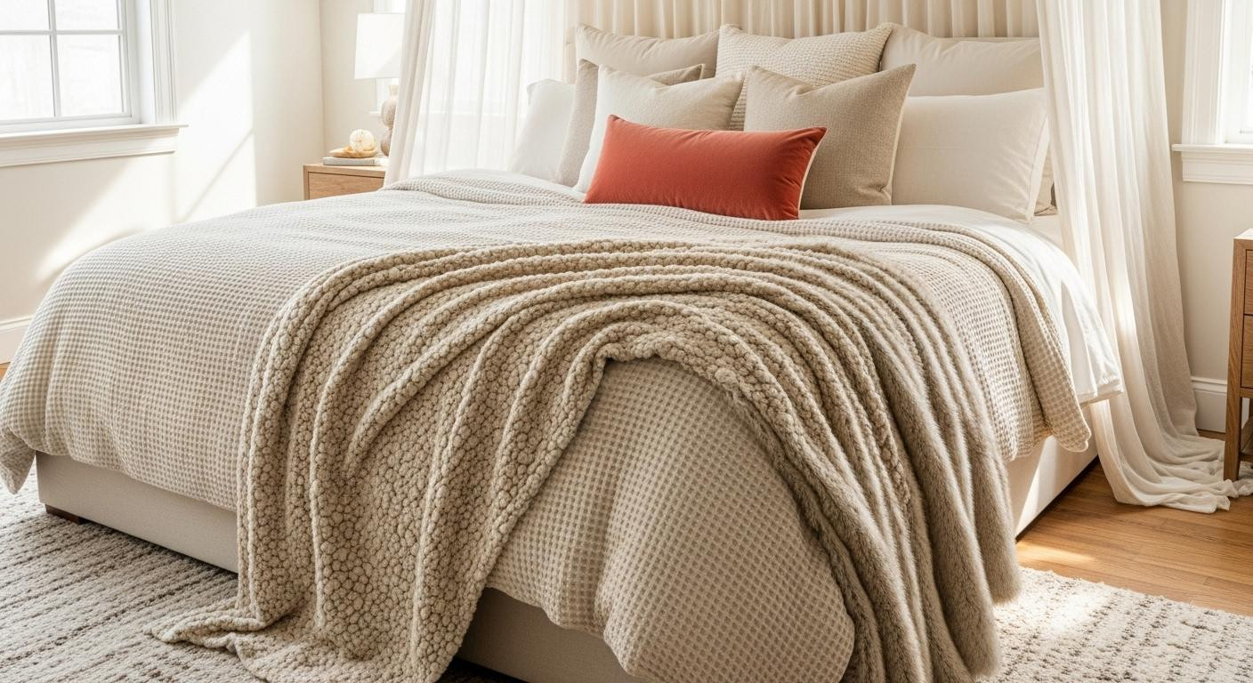 Your fingertips graze this winter duvet and 5 cloud-soft layers shock you
