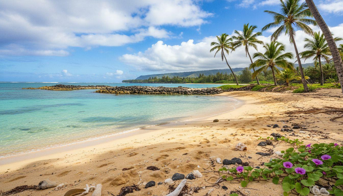 Better than Waialua Bay where parking costs and Molokai keeps shallow snorkeling free