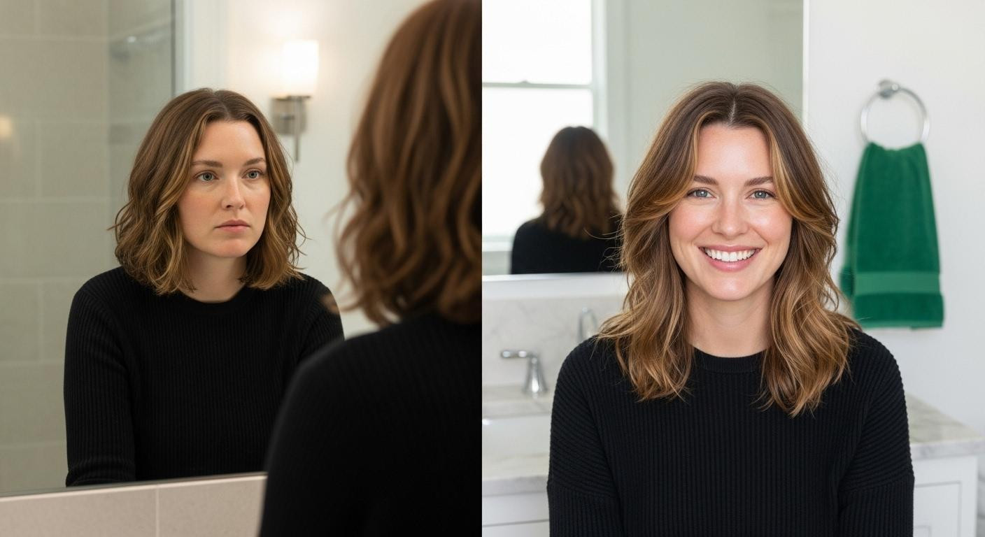 I tested the wavy butterfly cut everyone loves: my flat hair gained 3D volume in one session