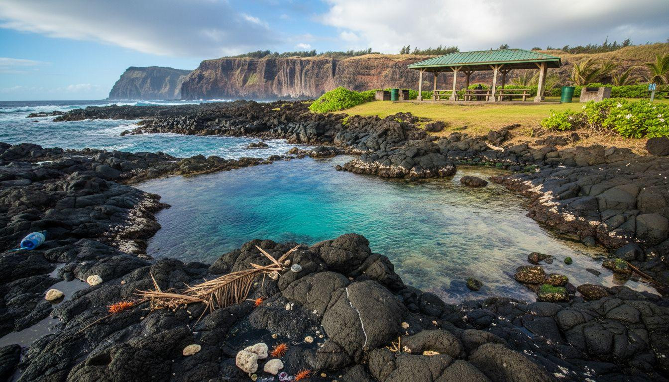 Better than Pololu where parking fills by 8am and Keokea keeps tide pools safe for kids