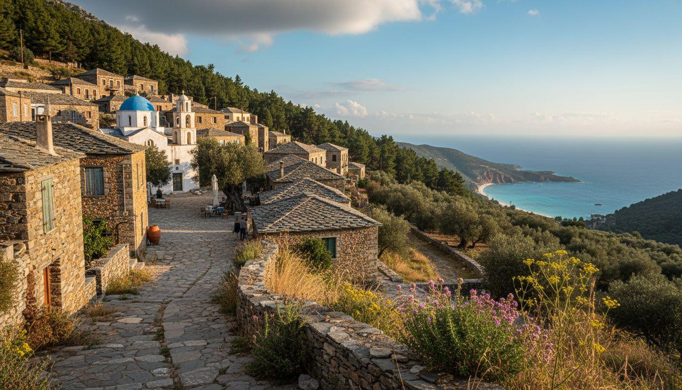 Better than Santorini where hotels cost 0 and Ikaria keeps Blue Zone longevity real for