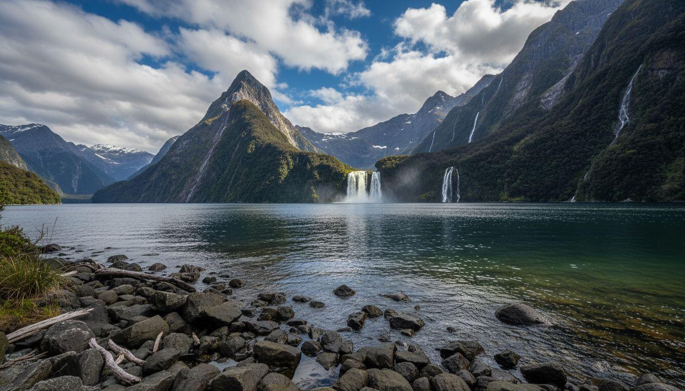 Forget Norway's ferry schedules where Milford Sound drops waterfalls to your car window