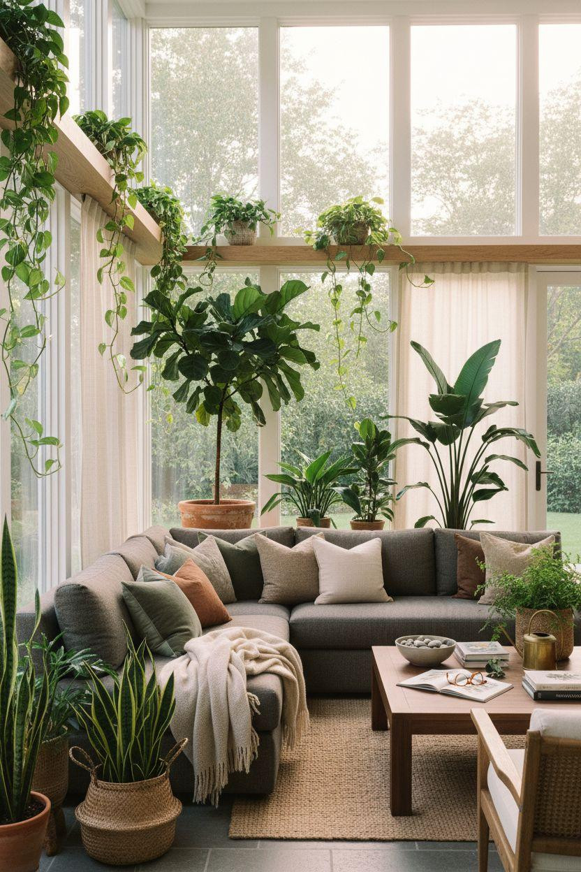 All Season Room Ideas - sunroom filled with indoor plants