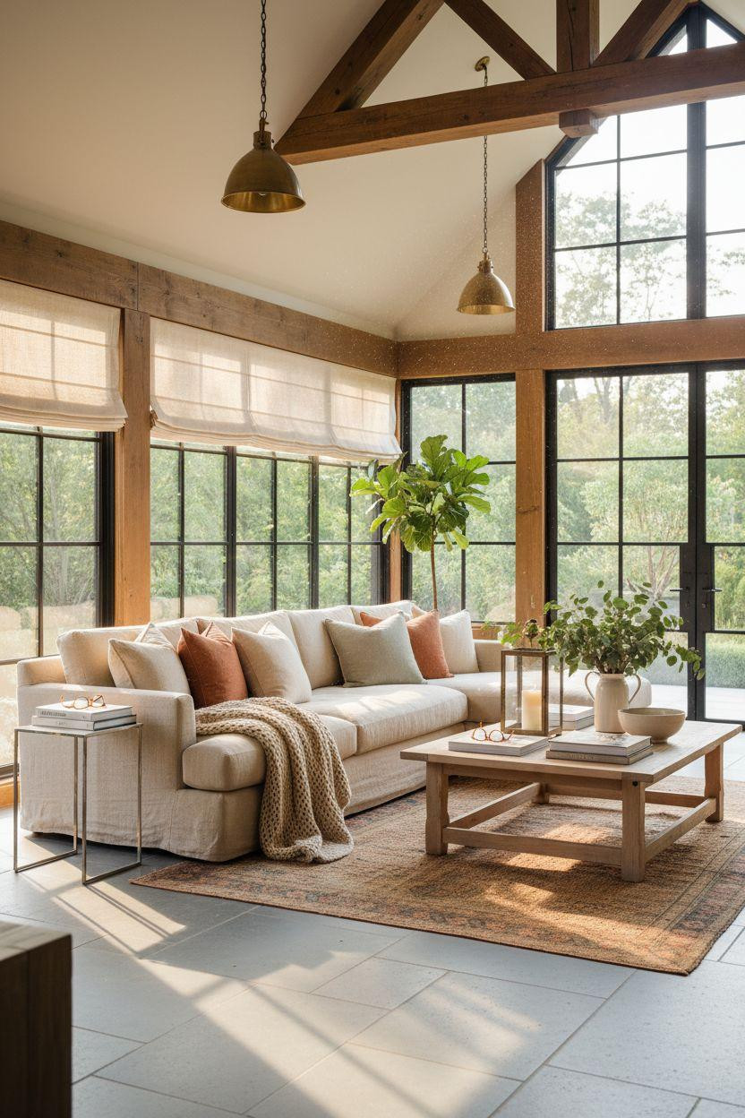 All Season Room Ideas - four season addition with wraparound windows