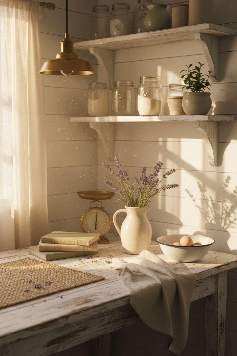 Bloxburg Kitchen Ideas - vintage cottage corner
