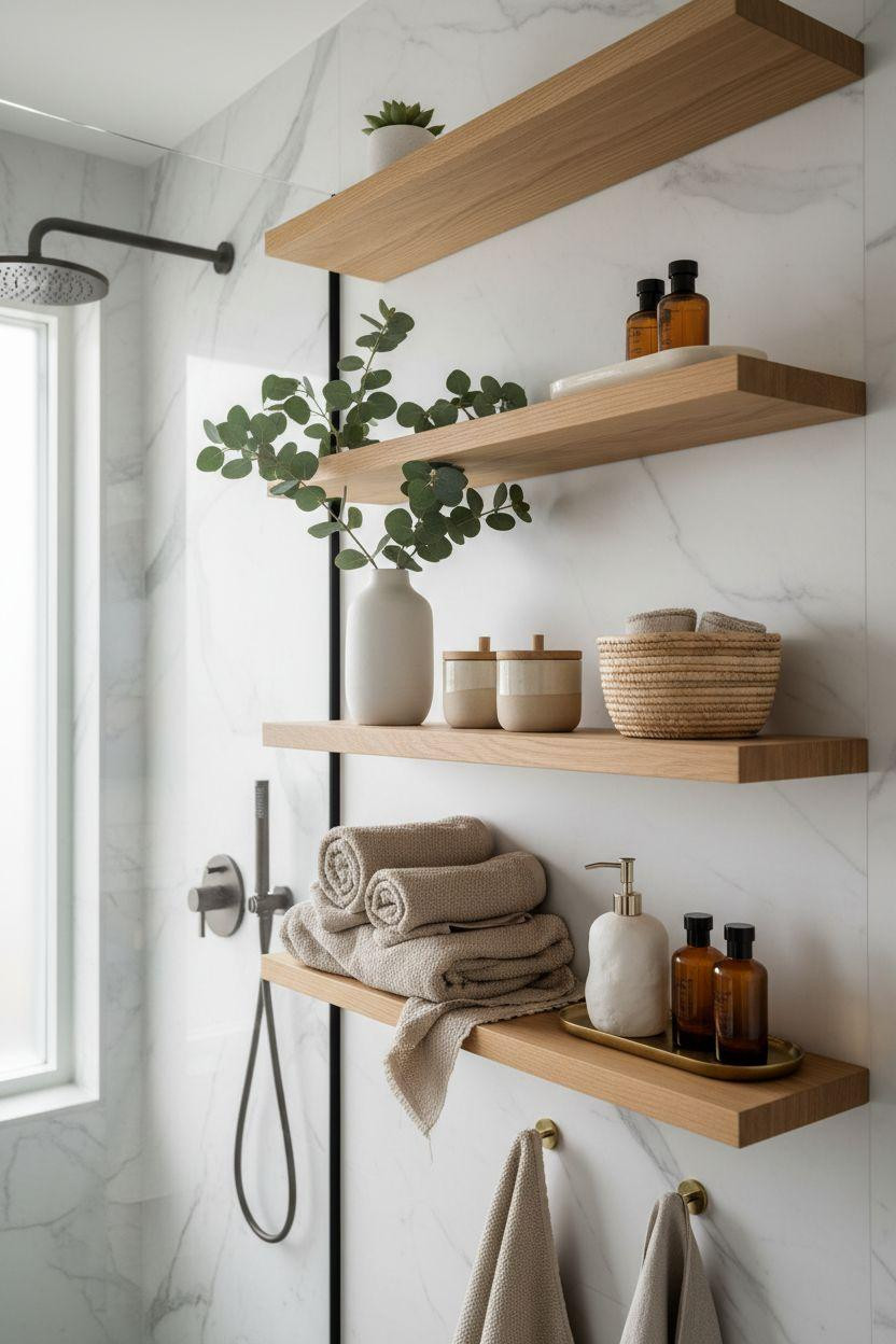 Ensuite Bathroom Ideas - bathroom storage and styling