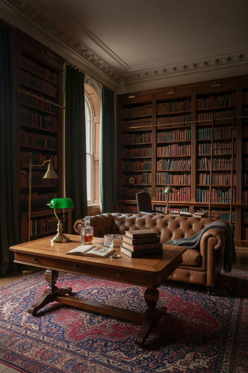Home Library Rooms Ideas - sophisticated reading room