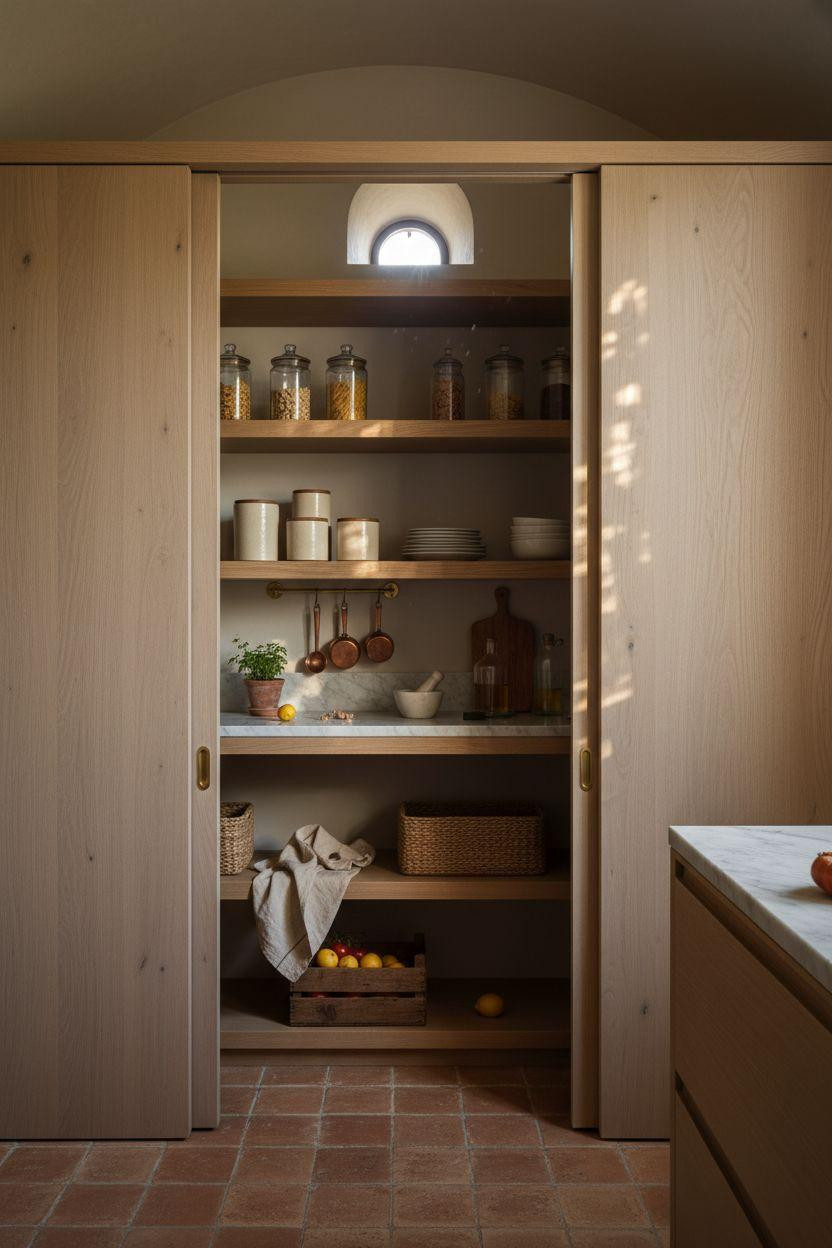 Hidden Pantry - luxurious Italian villa with original flooring