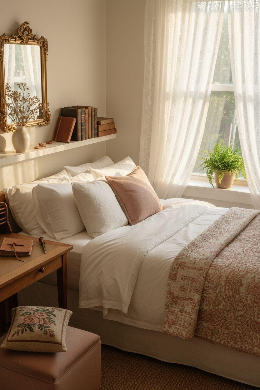 Luxury Dorm Room with vintage styling