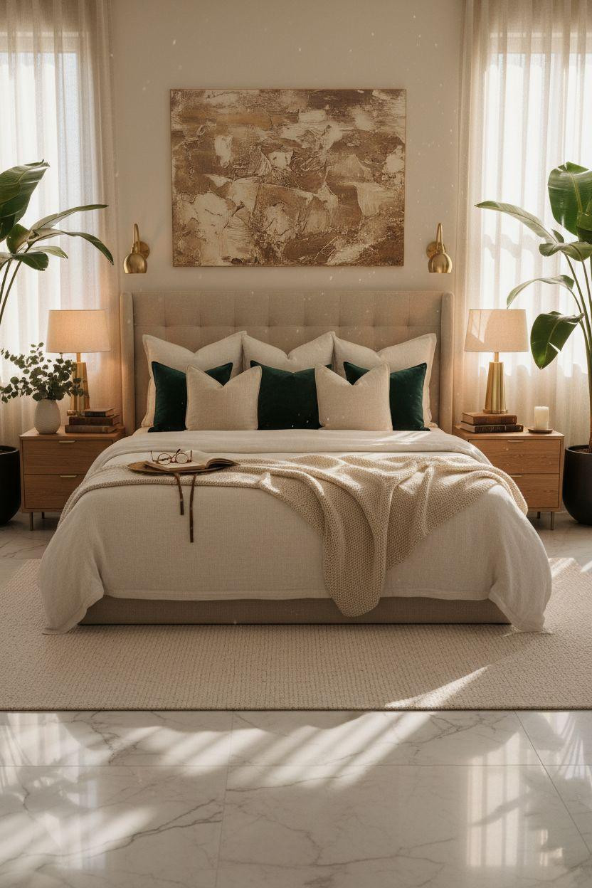 Master Bedrooms Ideas For Couples - botanical luxury bedroom