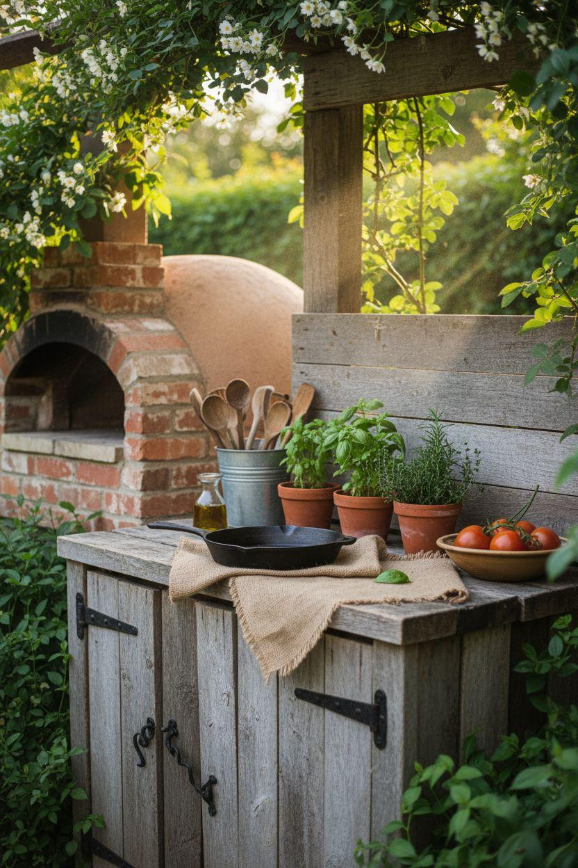 Outdoor Kitchen Ideas - budget-friendly garden setup