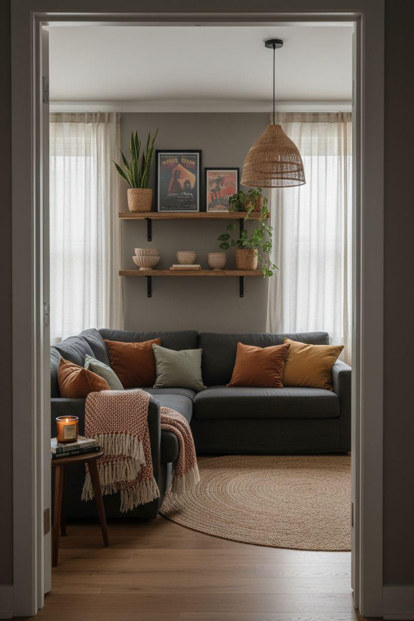 Small theatre room ideas blending cinema and everyday living space