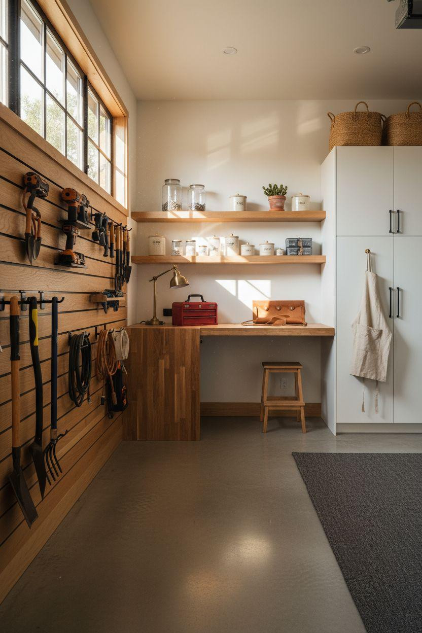 Garage Storage Ideas - craftsman garage makeover